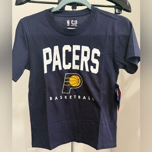 Indiana Pacers NBA Ultra Game Youth T-Shirt Size 10-12 Navy Blue Basketball Tee